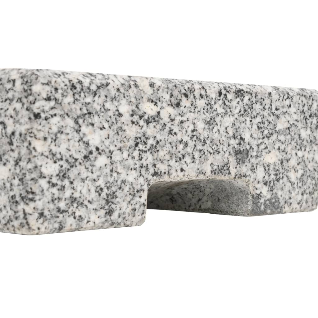 Stojan na slunečník, žulový hranatý, 25 kg