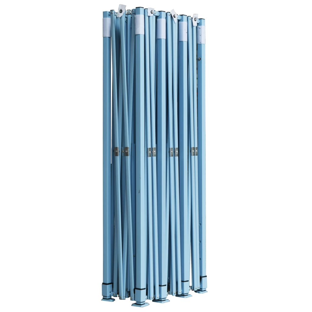 Skládací nůžkový stan s 5 bočními stěnami 870x291x315 cm antracitový