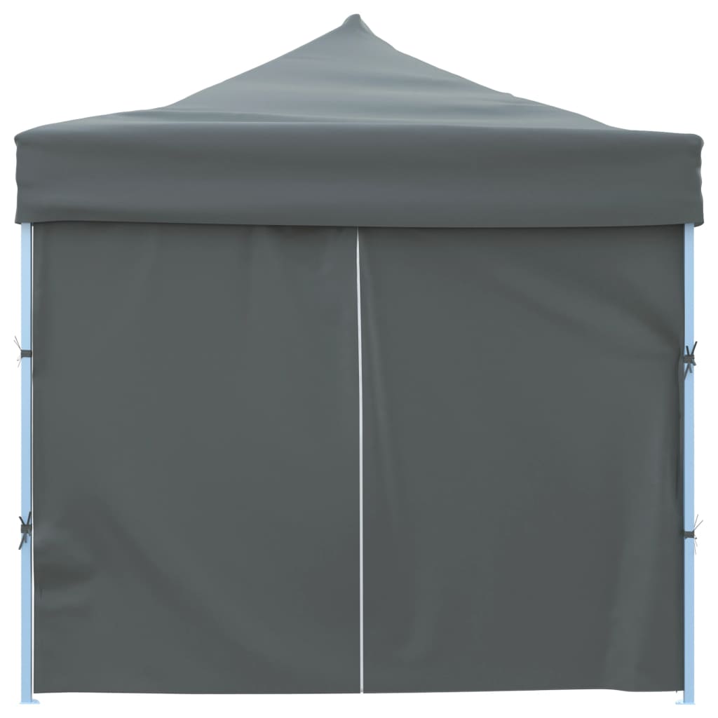 Skládací nůžkový stan s 8 bočními stěnami 870x291x315 cm antracitový
