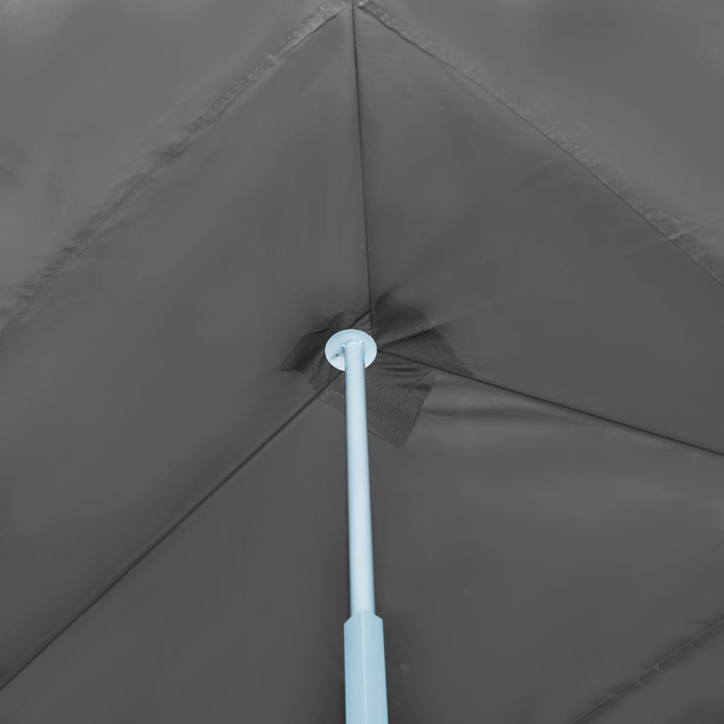 Skládací nůžkový stan s 8 bočními stěnami 870x291x315 cm antracitový