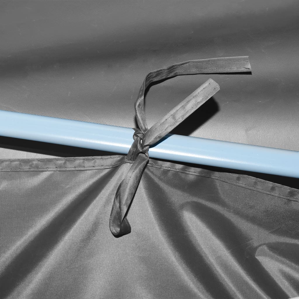 Skládací nůžkový stan s 8 bočními stěnami 870x291x315 cm antracitový