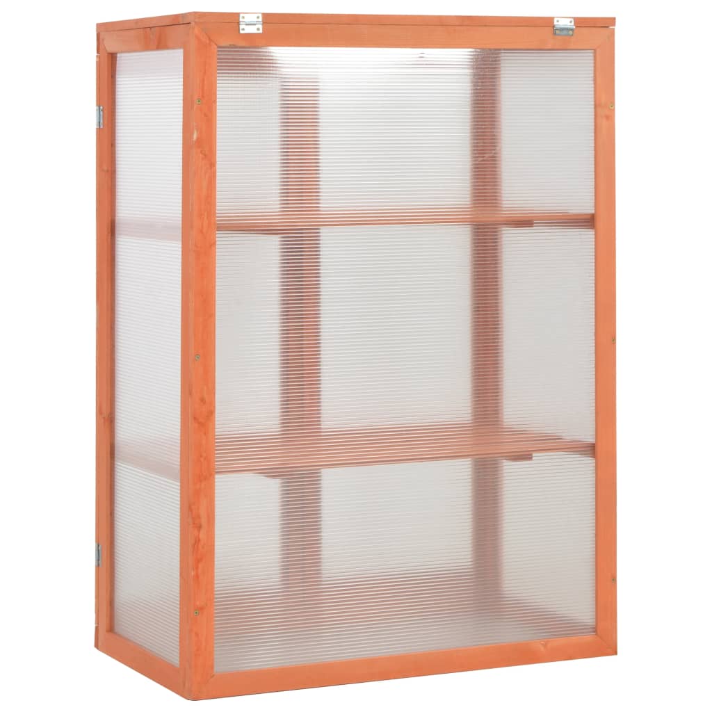 Skleník dřevěný 75 x 47 x 109 cm