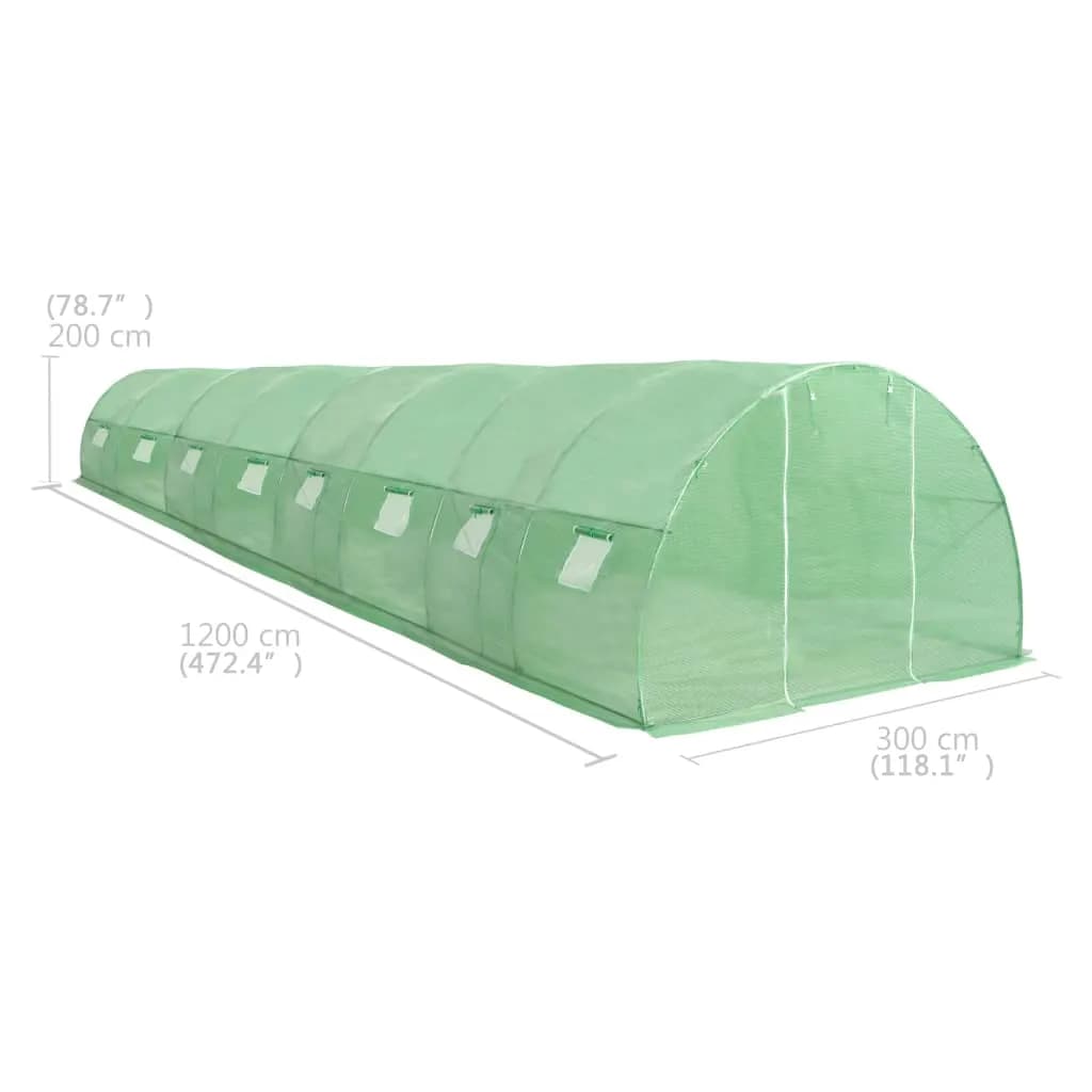 Fóliovník 36 m² 1 200 x 300 x 200 cm