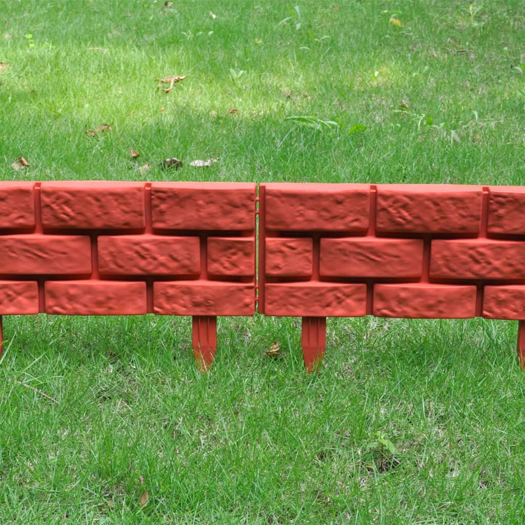 Trávníkový lem s imitací cihel 11 ks