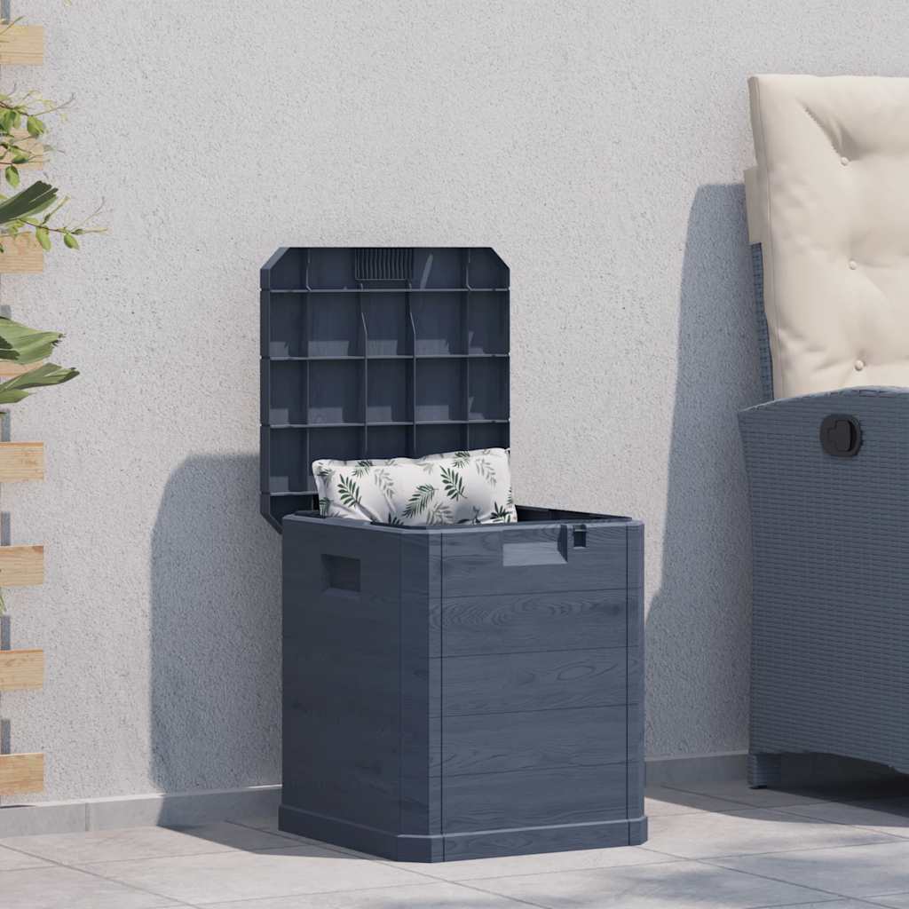 Zahradní úložný box 90 l antracitový