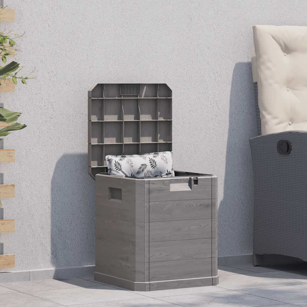 Zahradní úložný box 90 l hnědý