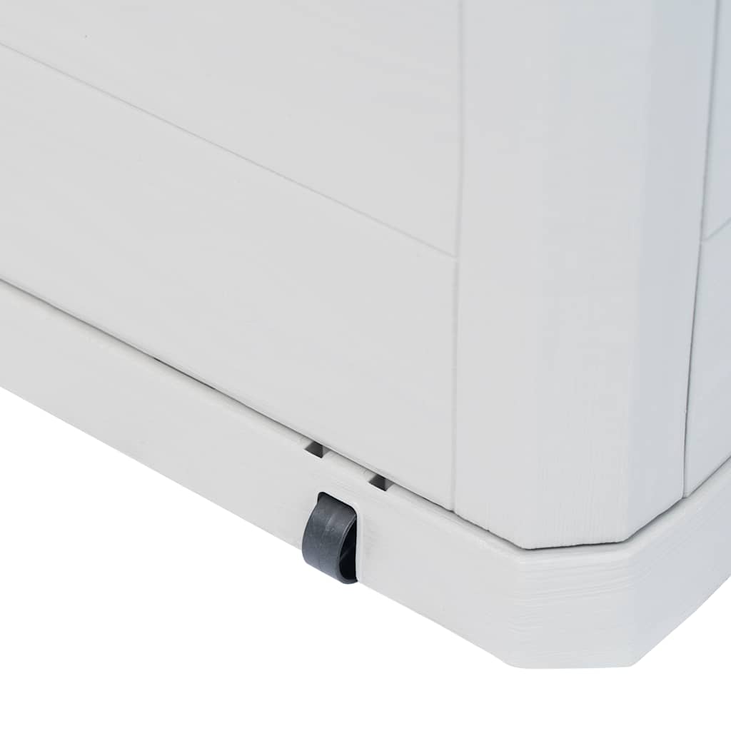 Zahradní úložný box 280 l světle šedý