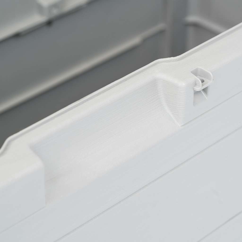 Zahradní úložný box 280 l světle šedý