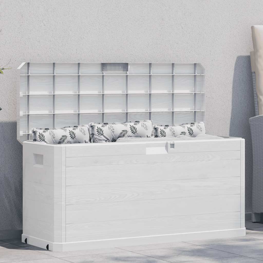 Zahradní úložný box 280 l světle šedý