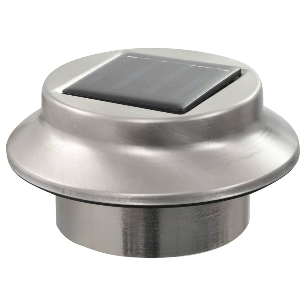 Zahradní solární lampy 12 ks LED kulaté 12 cm bílé
