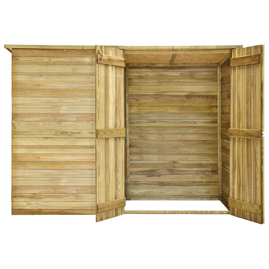 Zahradní domek / kůlna 232 x 110 x 170 cm impregnovaná borovice