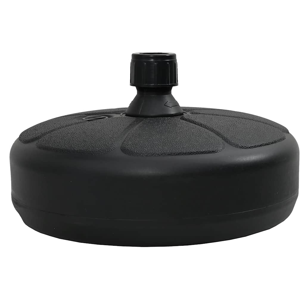 Stojan na slunečník plněný vodou/pískem 15 l černý
