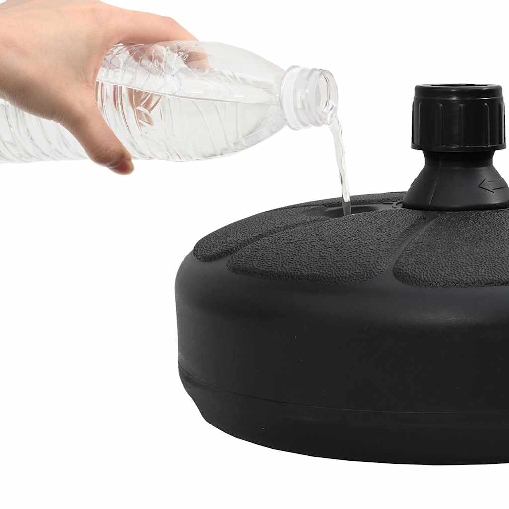 Stojan na slunečník plněný vodou/pískem 15 l černý