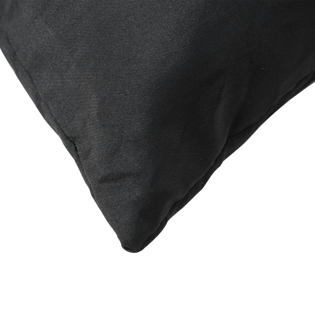 Podušky na palety 3 ks černé textil