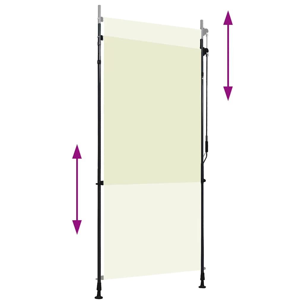 Venkovní roleta 100 x 270 cm krémová