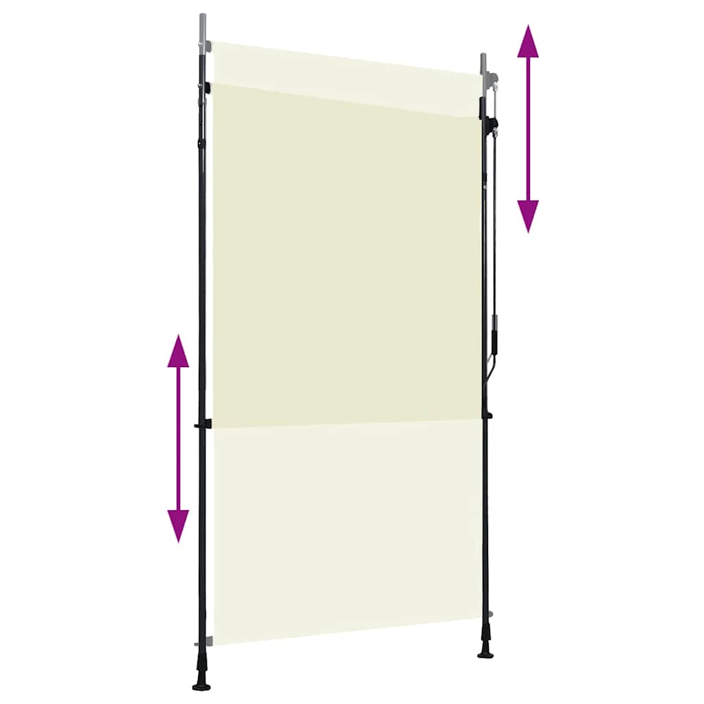 Venkovní roleta 120 x 270 cm krémová