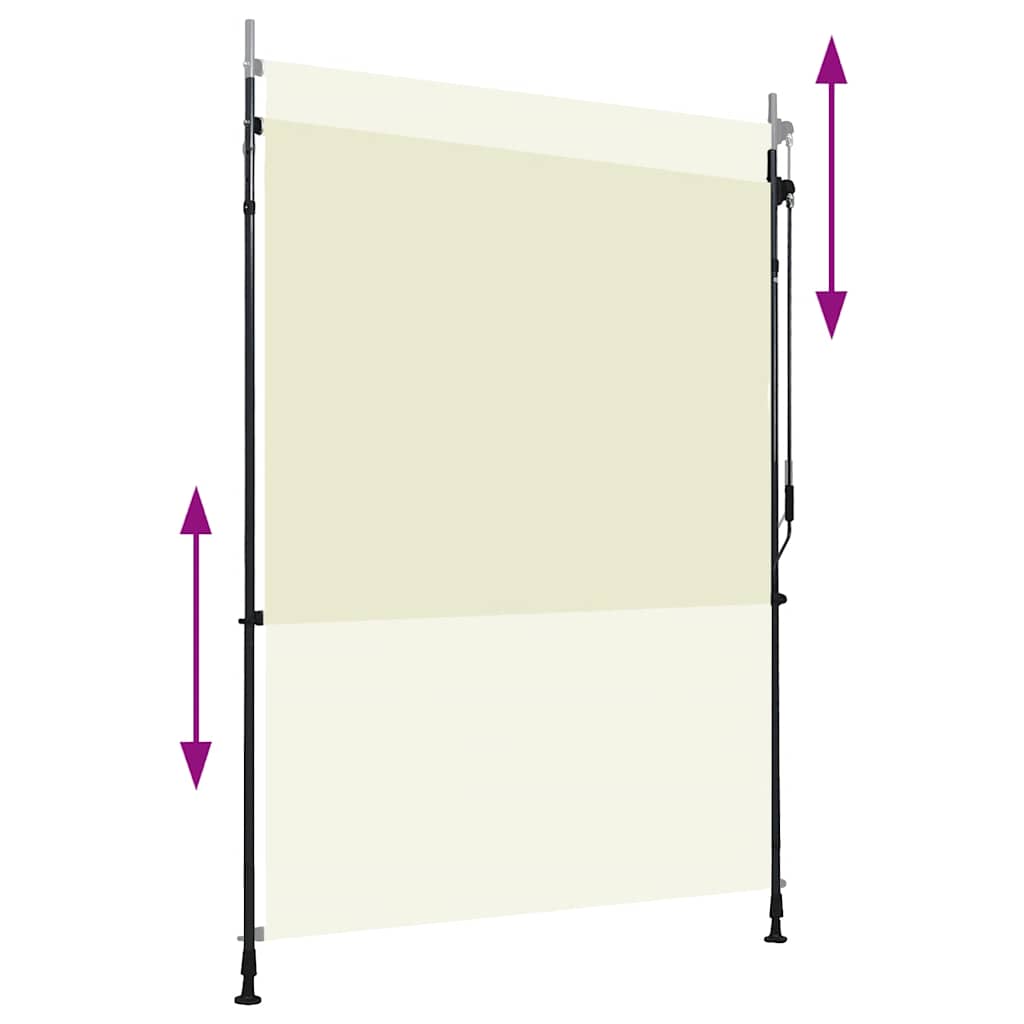 Venkovní roleta 150 x 270 cm krémová