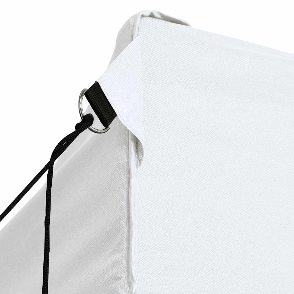 Profesionální skládací party stan 3 bočnice 280x410x315 cm ocel bílý