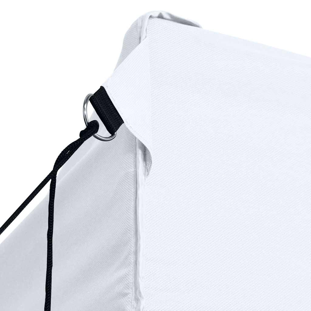 Profesionální skládací party stan 4 bočnice 280x410x315 cm ocel bílý