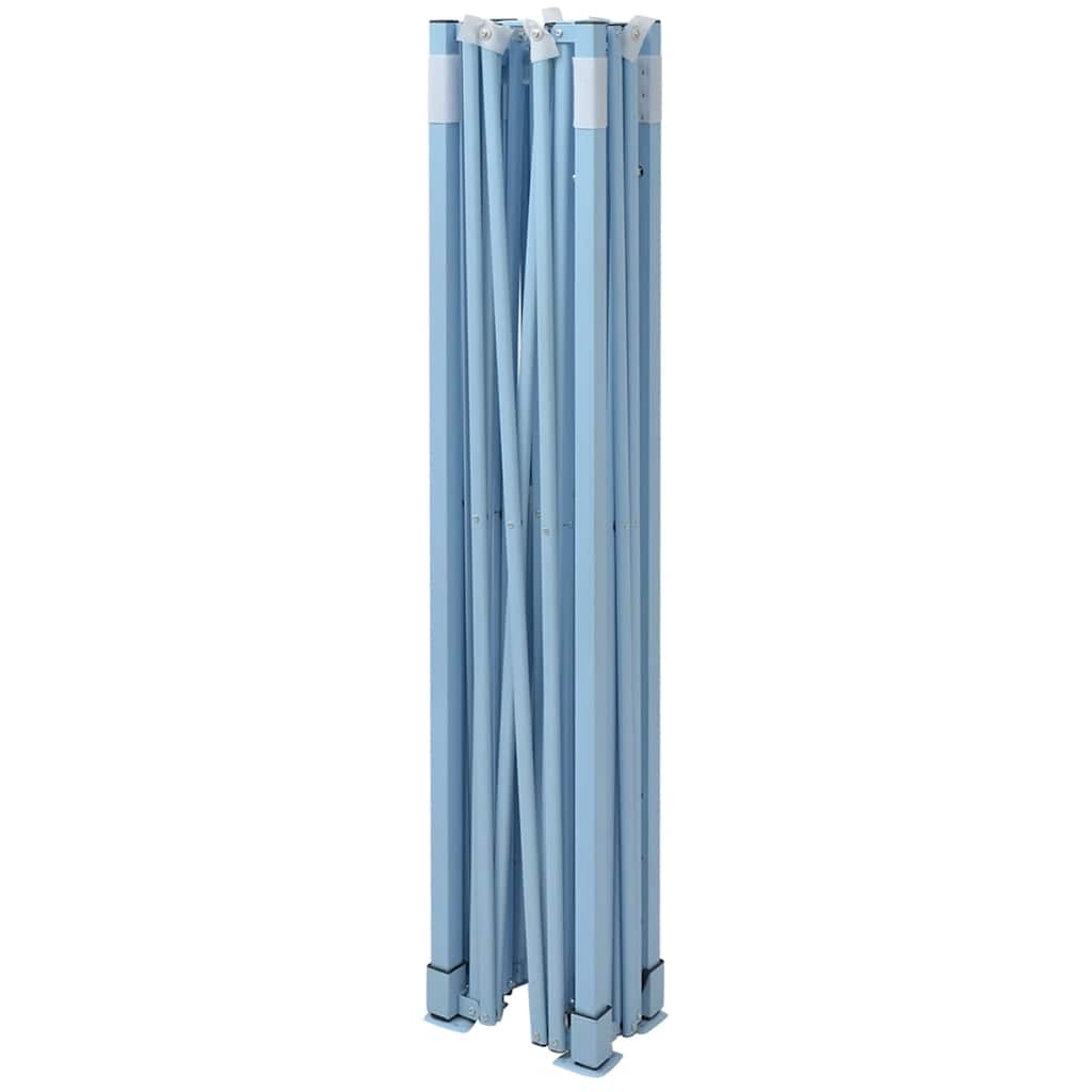 Profesionální skládací party stan 4 bočnice 280x410x315 cm ocel bílý