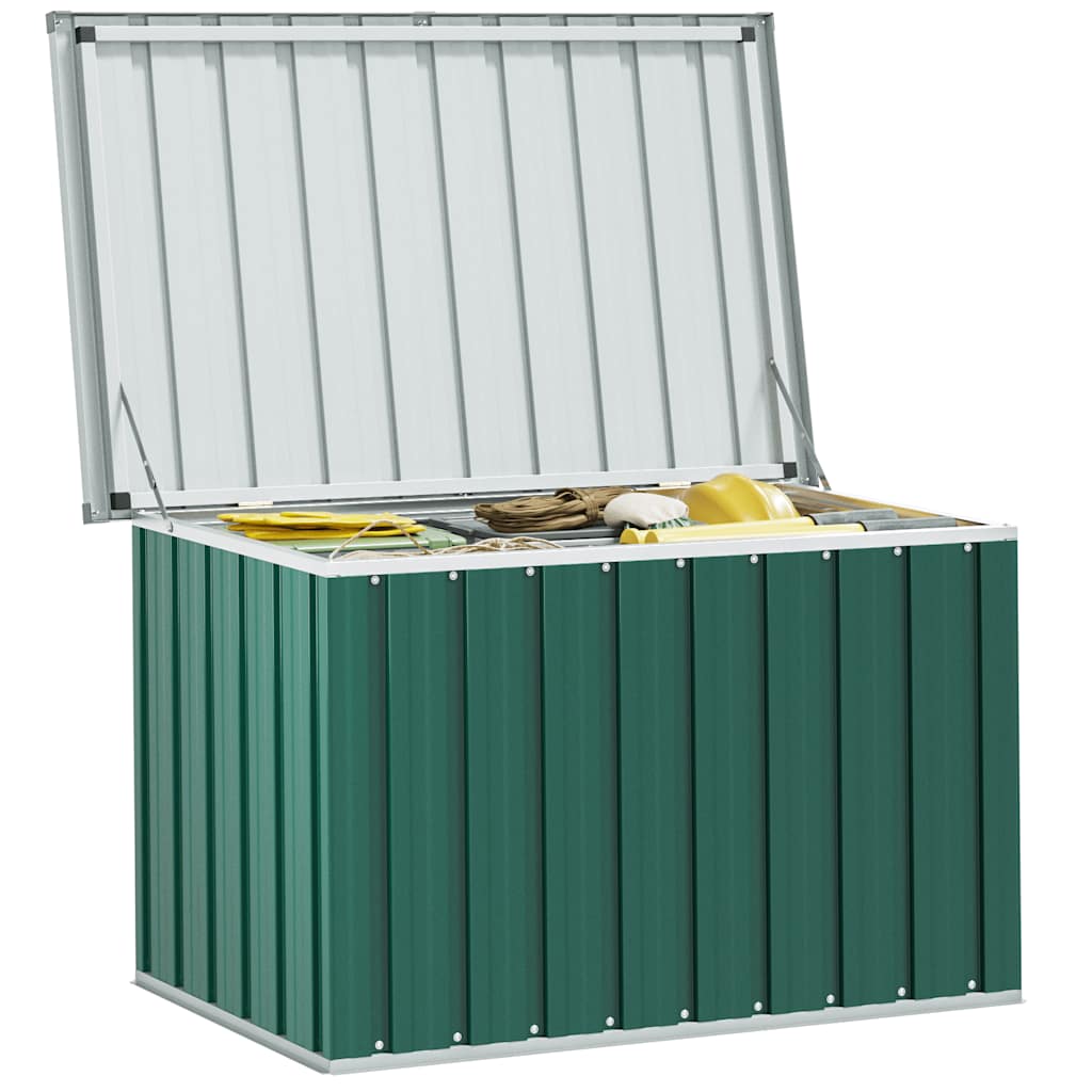 Zahradní úložný box zelený 109 x 67 x 65 cm