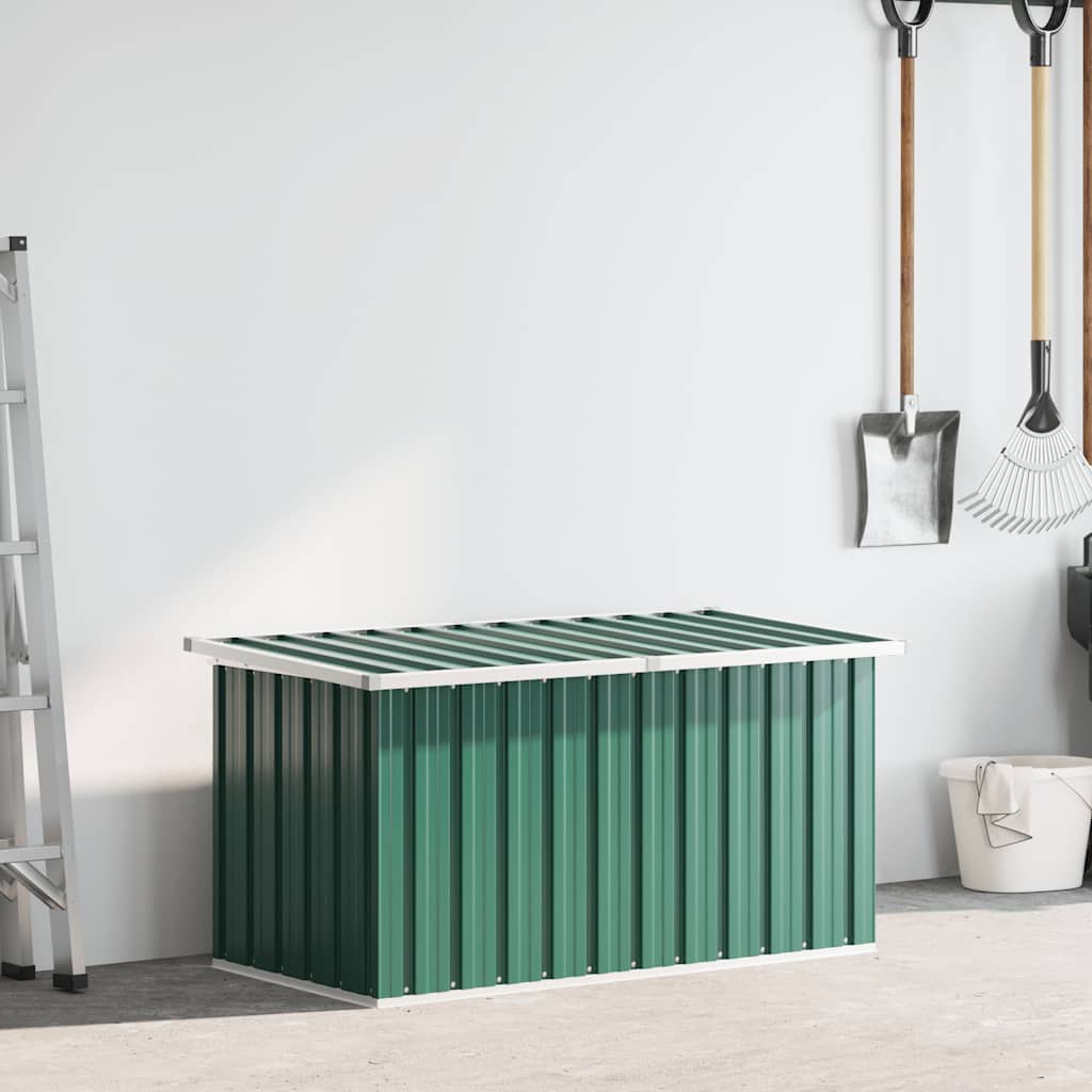 Zahradní úložný box zelený 129 x 67 x 65 cm