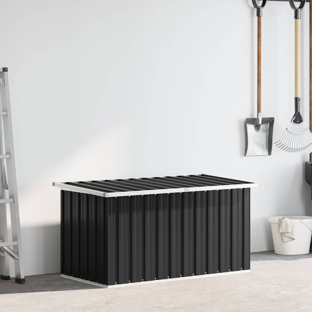Zahradní úložný box antracitový 129 x 67 x 65 cm