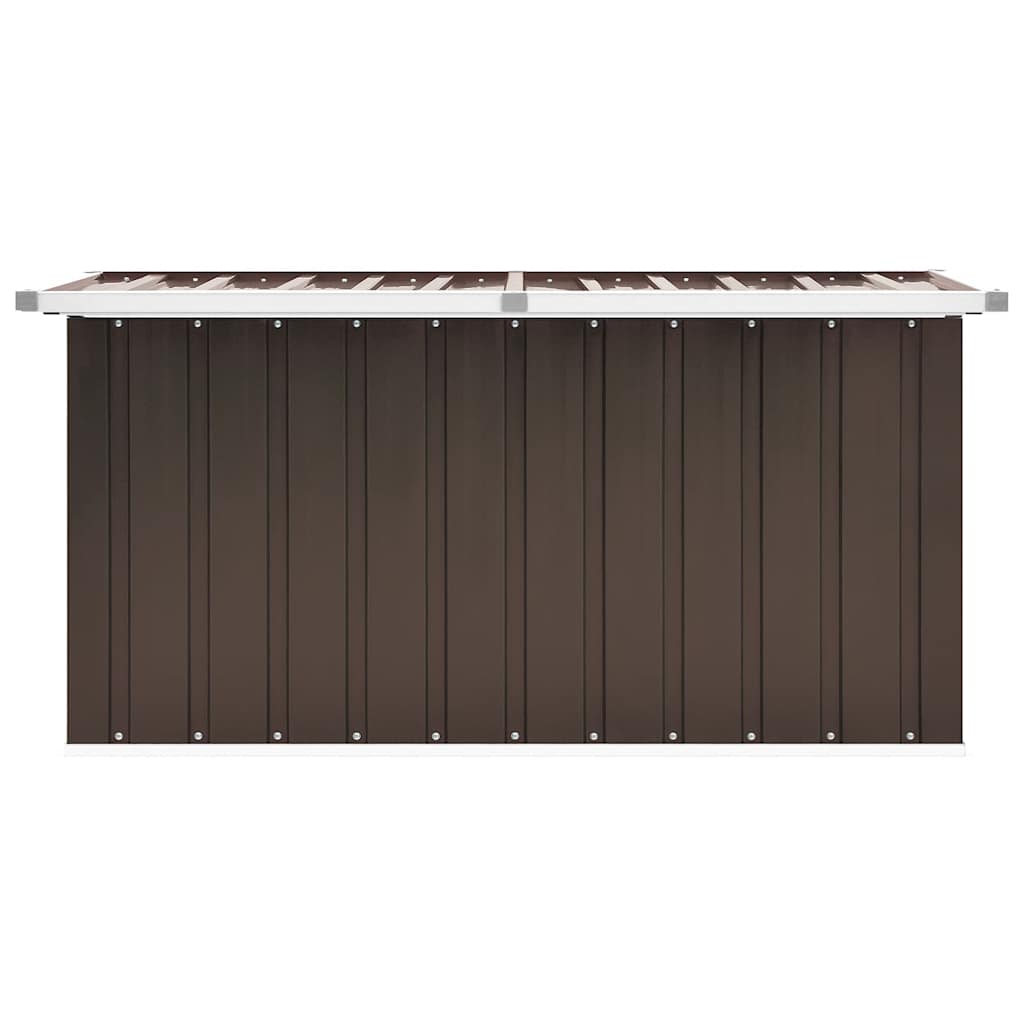 Zahradní úložný box hnědý 129 x 67 x 65 cm