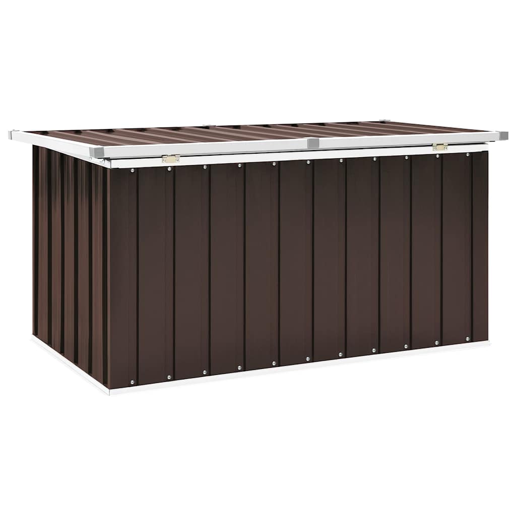 Zahradní úložný box hnědý 129 x 67 x 65 cm