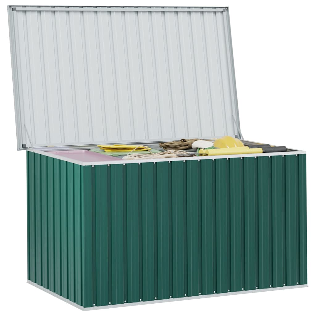 Zahradní úložný box zelený 171 x 99 x 93 cm