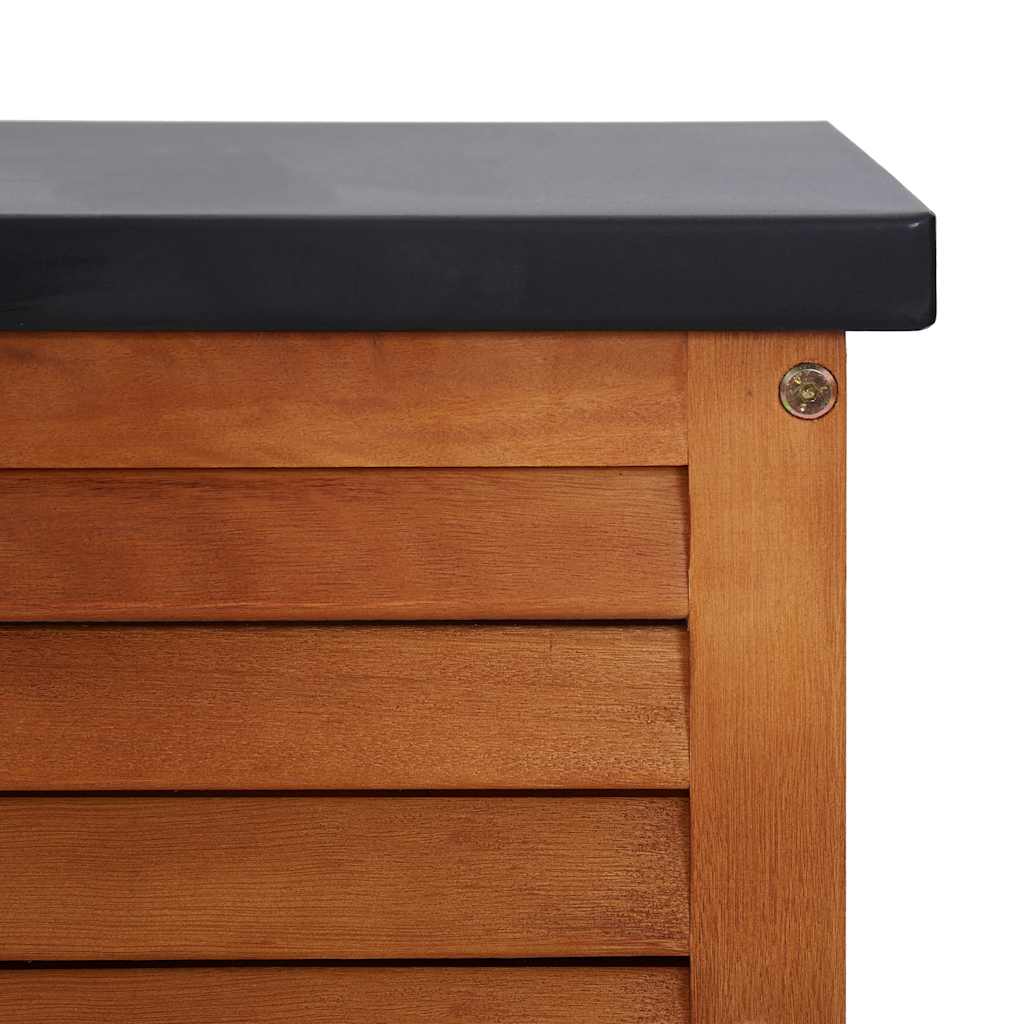 Zahradní úložný box 150 x 50 x 55 cm masivní eukalyptus