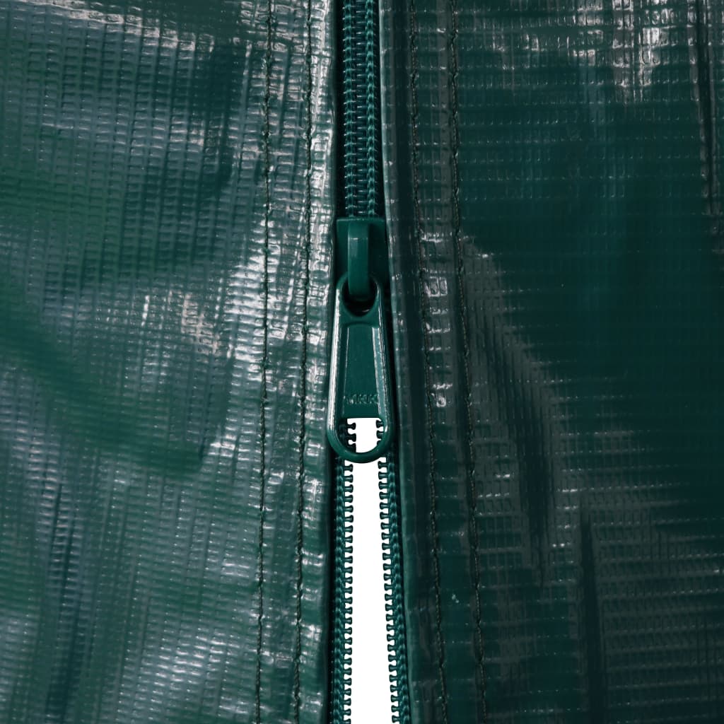 Plachtová garáž PVC 2,4 x 2,4 m zelená
