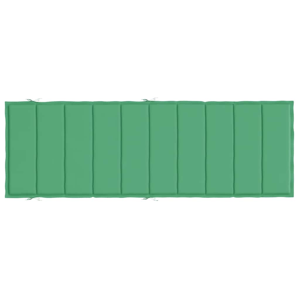 Poduška na lehátko zelená 186x58x4 cm oxfordská látka