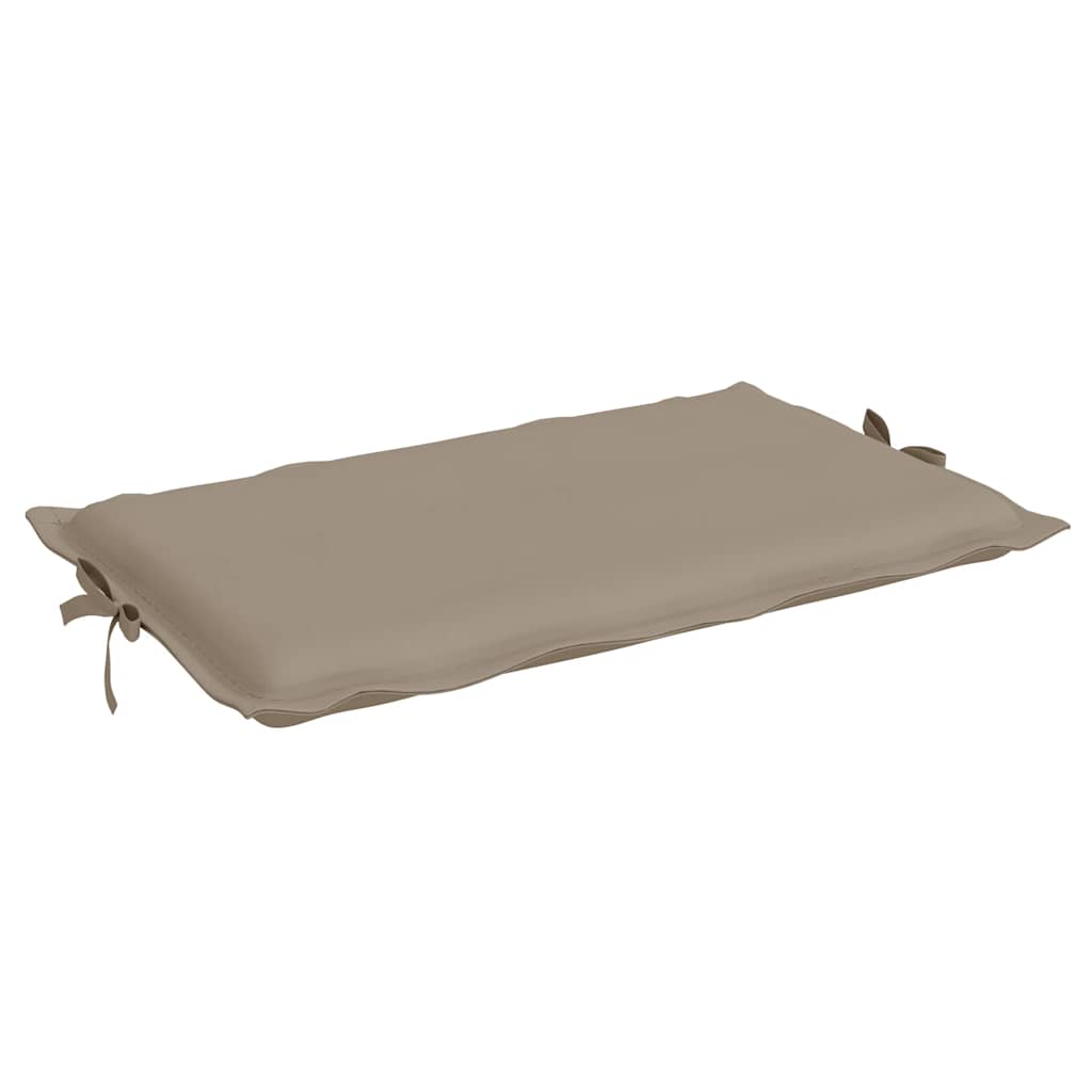 Poduška na lehátko taupe 186x58x4 cm oxfordská látka