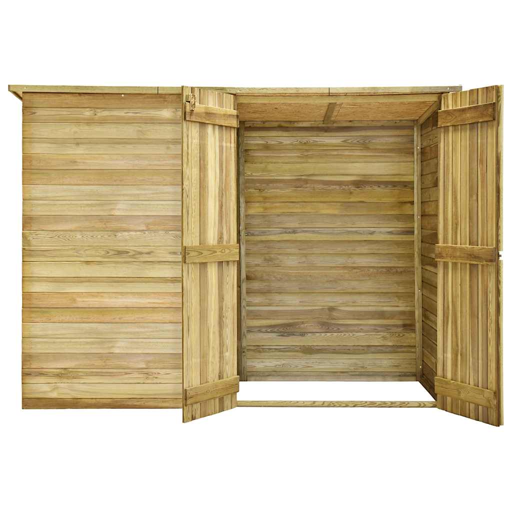 Zahradní kůlna na kola 232 x 110 x 170 cm impregnovaná borovice