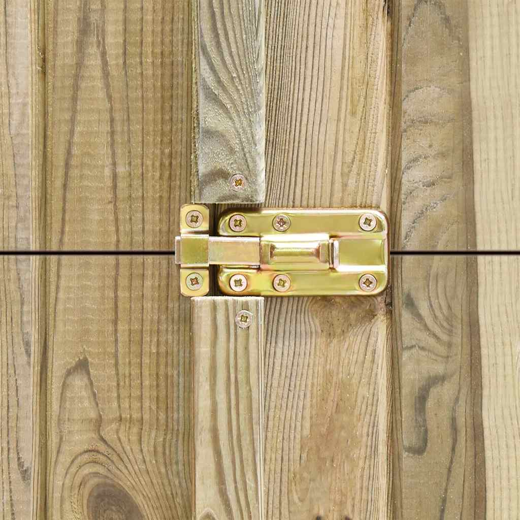Zahradní kůlna na kola 232 x 110 x 170 cm impregnovaná borovice