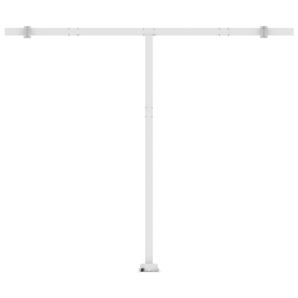Volně stojící automatická markýza 300 x 250 cm modrá/bílá