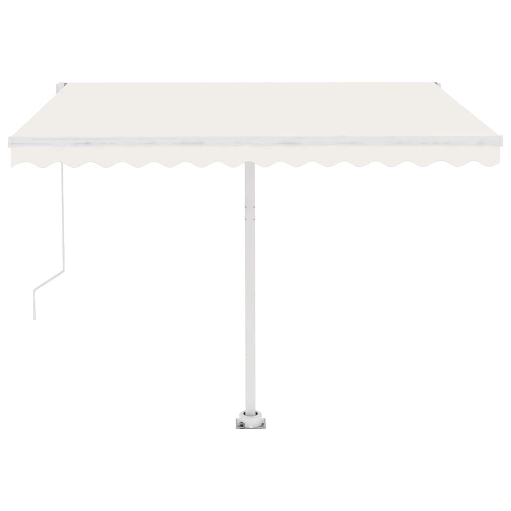 Volně stojící automatická markýza 300 x 250 cm krémová