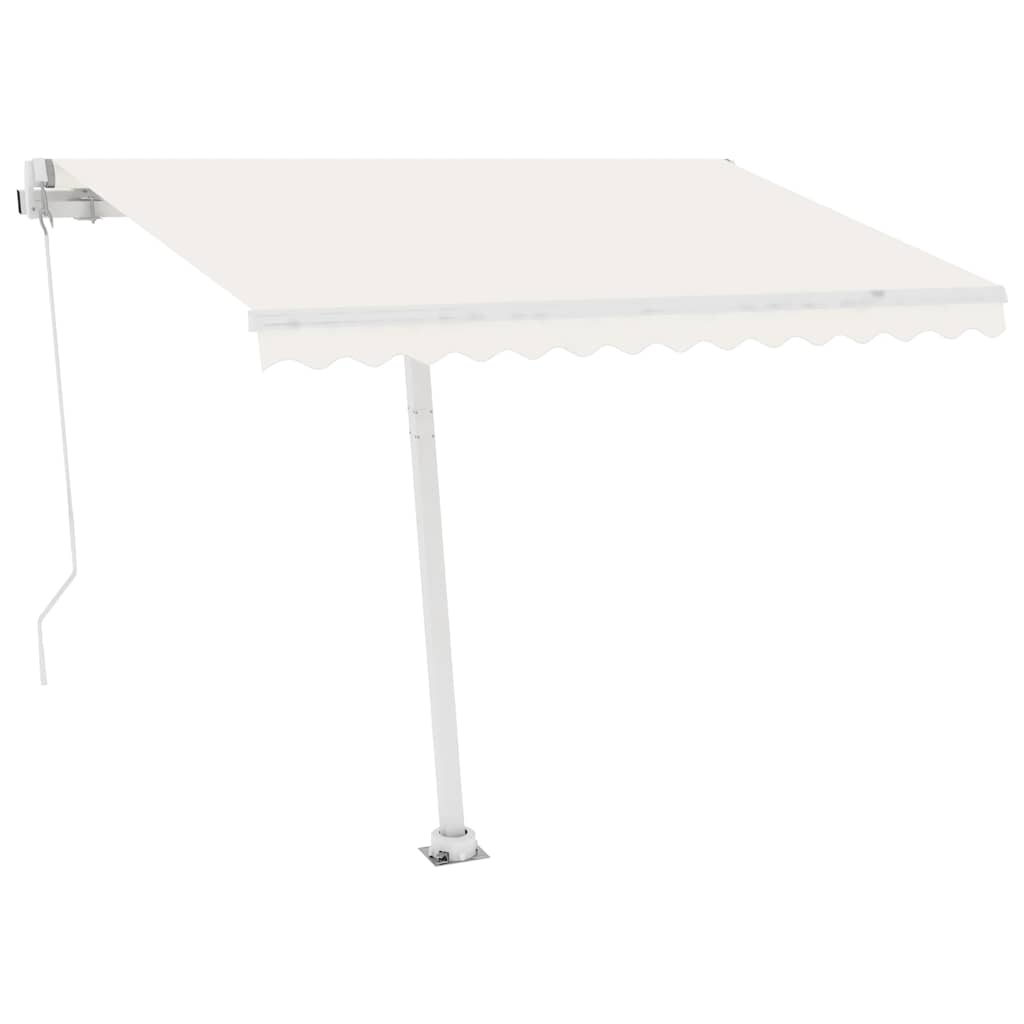 Volně stojící automatická markýza 300 x 250 cm krémová