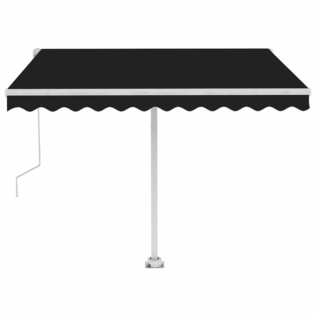 Volně stojící automatická markýza 300 x 250 cm antracitová