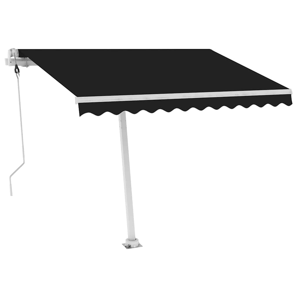 Volně stojící automatická markýza 300 x 250 cm antracitová