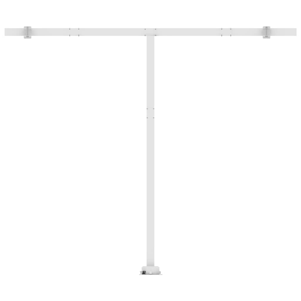 Volně stojící ručně zatahovací markýza 350 x 250 cm antracitová