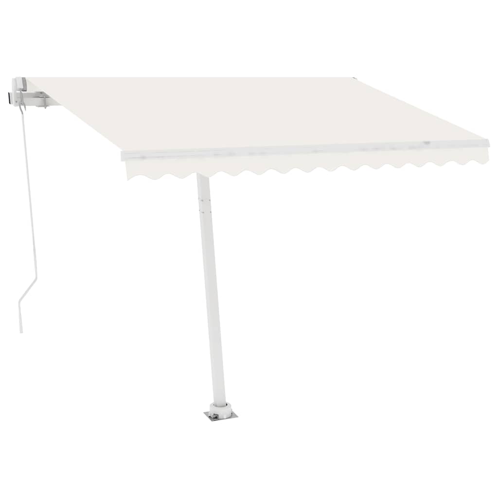 Volně stojící automatická markýza 350 x 250 cm krémová