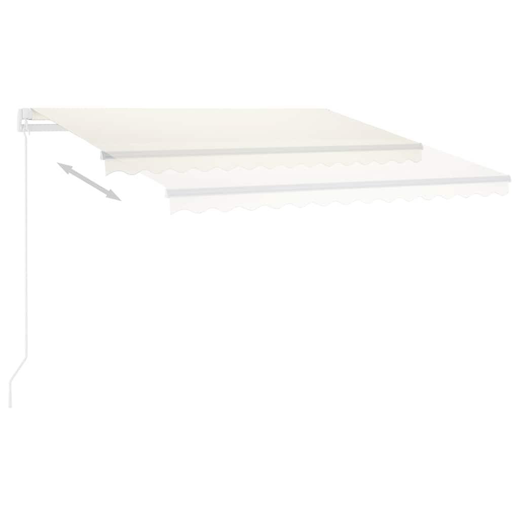 Volně stojící automatická markýza 350 x 250 cm krémová