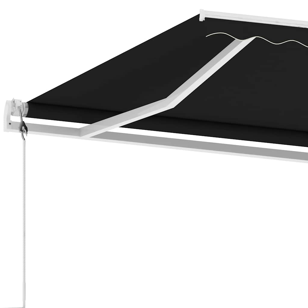 Volně stojící automatická markýza 350 x 250 cm antracitová