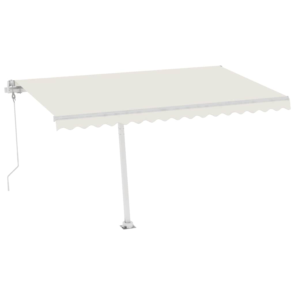 Volně stojící automatická markýza 400 x 350 cm krémová