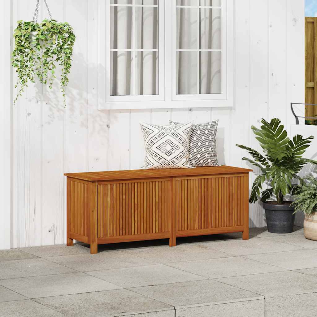 Zahradní úložný box 150 x 50 x 58 cm masivní akáciové dřevo