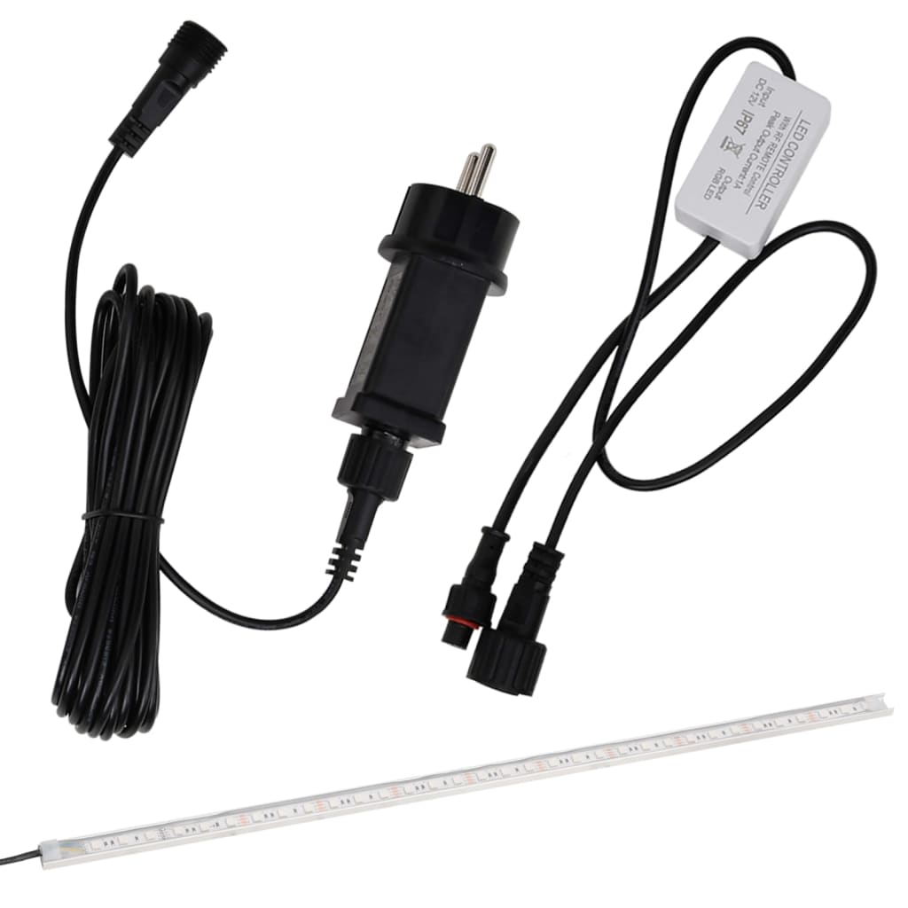 Přelivový vodopád s RGB LED osvětlením akryl 45 cm