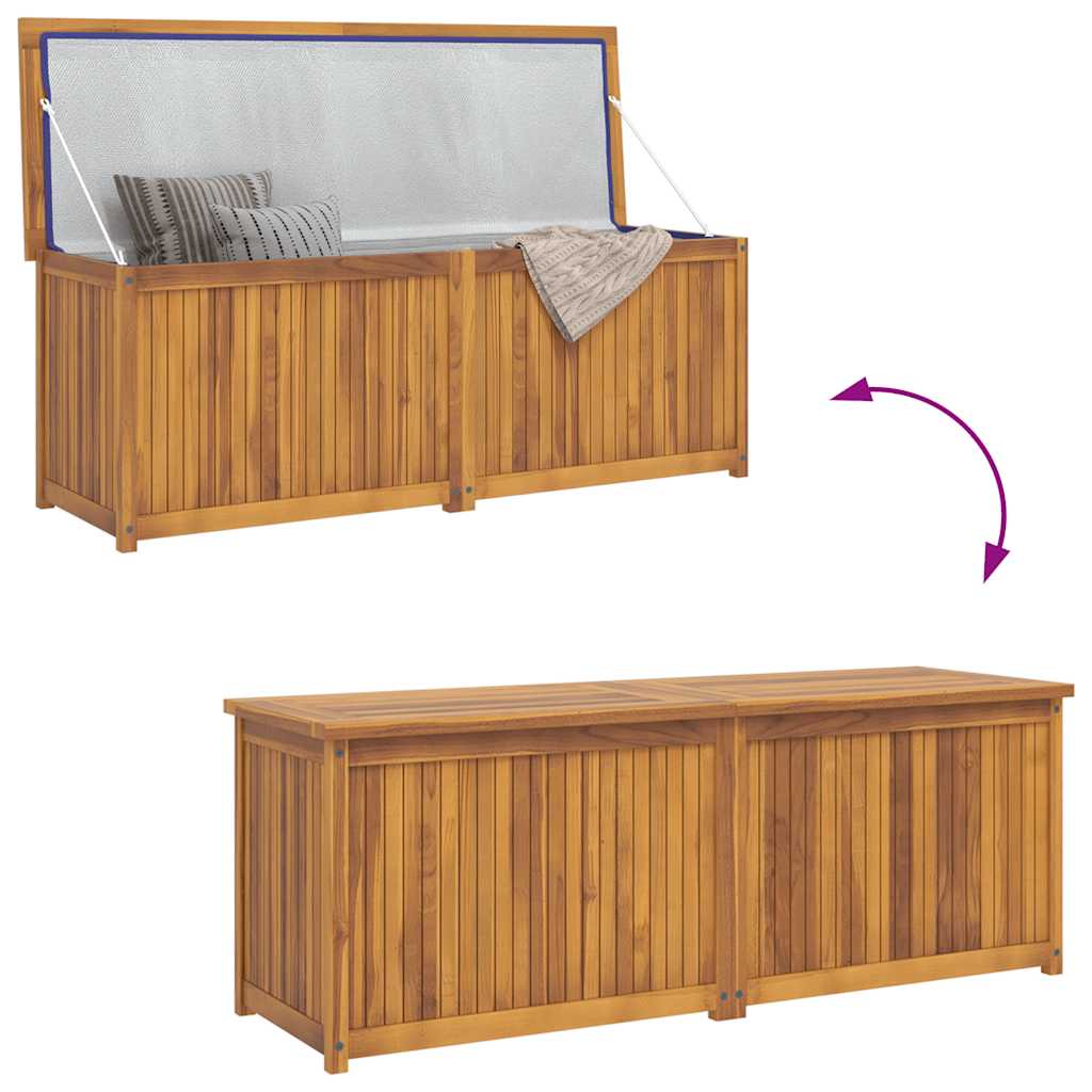 Zahradní box 150 x 50 x 55 cm masivní teakové dřevo