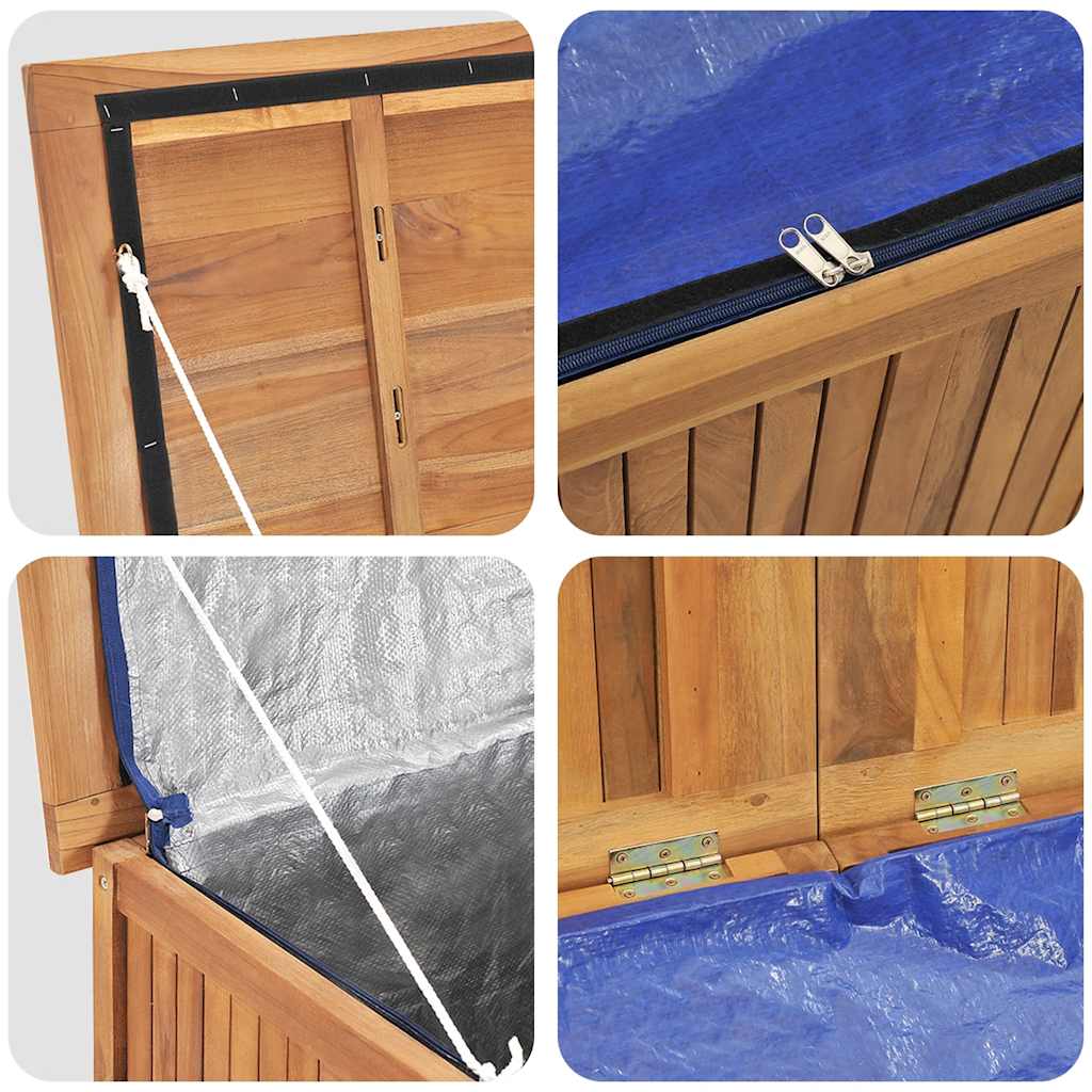 Zahradní box 200 x 50 x 55 cm masivní teakové dřevo